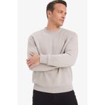 DeFacto Relax Fit Bisiklet Yaka Kalın İçi Yumuşak Tüylü Basic Düz Sweatshirt, XS, T5139AZ25AU, Gri, erkek