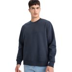 DeFacto Relax Fit Bisiklet Yaka Kalın İçi Yumuşak Tüylü Basic Düz Sweatshirt, XS, T5139AZ25AU, Lacivert, erkek