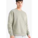 DeFacto Relax Fit Bisiklet Yaka Kalın İçi Yumuşak Tüylü Basic Düz Sweatshirt, XS, T5139AZ25AU, Yeşil-GN1019, erkek