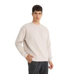 DeFacto Relax Fit Bisiklet Yaka Sweatshirt, 3XL, E9536AX25AU, Bej-BG766, erkek