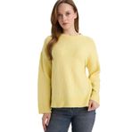 DeFacto Relax Fit Bisiklet Yaka Triko Kazak, M, G4197AX25WN, Sarı-YL488, Kadın