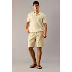DeFacto RELAX FIT Çizgili Bermuda Şort F6416AX25SM
