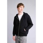 DeFacto Relax Fit Kapüşonlu Sweatshirt, 3XL, D7599AX26SP, Siyah, Erkek