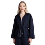 DeFacto Relax Fit Keten Karışımlı Fermuarlı Gömlek Lacivert, 2XL, G8962AX26SP, Lacivert-NV253, Kadın