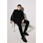 DeFacto Relax Fit Kısa Paça Keten Görünümlü Pantolon E4790AX26SM - Siyah-BK27 - 36