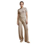 DeFacto Relax Fit Normal Bel Düz Paça Pantolon, XL, G2871AX25AU, Gri-GR514, Kadın