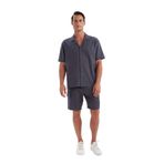 DeFacto Relax Fit Pamuklu Kargo Cepli Basic Düz Bermuda Şort, 28, C7672AX24SM, Antrasit-AR148, Erkek