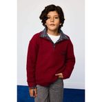 Defacto Relax Fit Yarım Balıkçı Yaka Fermuarlı Modal Sweatshirt, 13-14 Yaş, 5WF0816AX, Brown, kız-çocuk, Bordo, 13/14 Yaş (164cm)
