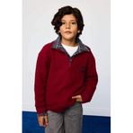 Defacto Relax Fit Yarım Balıkçı Yaka Fermuarlı Modal Sweatshirt, 8-9 Yaş, 5WF0816AX, Brown, kız-çocuk, Bordo, 8/9 Yaş (134cm)
