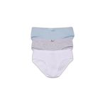 DeFacto Ribana 3'lü Slip Külot Kız Çocuk, 3-4 Yaş, H0164A826SP, Beyaz-WT34, kız-çocuk