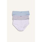 Defacto Ribana 3lü Slip Külot Kız Çocuk H0164a826spwt34 Beyaz-wt34