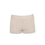 DeFacto Ribana Boxer İç Giyim, L, G7766AX26SP, Kahve, Kadın