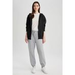 DeFacto S7370AZ23SP Gri-GR256 Standart Fit Jogger Kadın Eşofman Altı