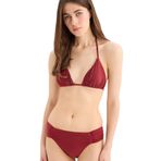 DeFacto Saten Bikini Üstü Bordo, S, E0394AX25SM, Bordo-BR285, Kadın