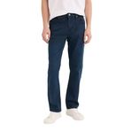 DeFacto Sergio İndigo Regular Fit Normal Kalıp Normal Bel Boru Paça Erkek Jean Pantolon