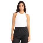 DeFacto Slim Fit Basic Halter Yaka Fitilli Kaşkorse Pedli Atlet, M, G0843AX25AU, Beyaz-WT36