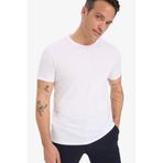 DeFacto Slim Fit Dar Kesim Bisiklet Yaka Modal Karışımlı Basic Düz Kısa Kollu Tişört, S, M6606AZ25AU, Beyaz, Erkek