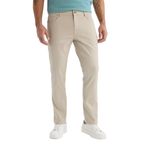 DeFacto Slim Fit Dar Kesim Dar Paça Chino Kanvas Pantolon, 36/32, C2401AX25SP, Bej, Erkek