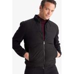 DeFacto Slim Fit Dar Kesim Dik Yaka Lastikli ve Fermuarlı Su Geçirmez Mont D7532AX25SPBK27