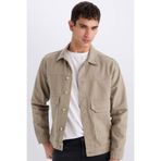 DeFacto Slim Fit Dar Kesim Düğmeli Cepli Mevsimlik Baharlık Denim Ceket B8155AX24SP