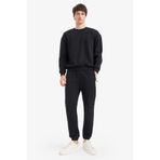 DeFacto Slim Fit Dar Kesim Fermuar Cepli Pike Eşofman Altı, M, D5258AX25SP, Siyah-BK81, Erkek