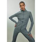 DeFacto Slim Fit Dik Yaka Hırka Gri, L, F8013AX26SP, Gri-GR463, Kadın
