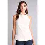 DeFacto Slim Fit Halter Yaka Atlet, XL, H0641AX26SM, Ekru, Kadın