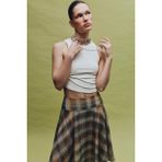 DeFacto Slim Fit Halter Yaka Fitilli Kaşkorse Atlet A8859AX26SM - Ekru-ER105