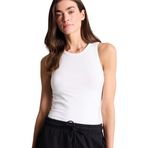 DeFacto Slim Fit Halter Yaka Fitilli Kaşkorse Atlet, M, A8859AX26SM, Ekru