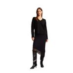 DeFacto Slim Fit Normal Bel Midi Etek Siyah, XL, G6622AX25WN, Siyah-BK81, Kadın