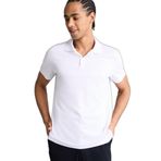 DeFacto Slim Fit Sporcu Pike Polo Tişört, S, D9779AX26SP, Beyaz, Erkek