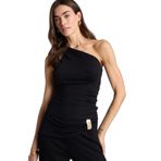 DeFacto Slim Fit Tek Omuzlu Kadın Atlet, XS, H1596AX26SM, Siyah-BK81