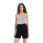 DeFacto Slim Fit U Yaka Basic Ribana Atlet, L, C9826AXNS, Gri-GR210, Kadın