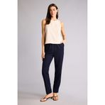 DeFacto Slim Fit Yüksek Bel Jogger Paça Pantolon, 38, H8464AX26SM, Lacivert, Kadın