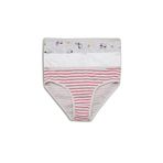DeFacto Snoopy Baskılı Penye 3'lü Slip Külot Kız Çocuk, 9/10 Yaş (140cm), H0183A826SP, Beyaz, kız-çocuk