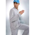 DeFacto Standart Fıt Dik Yaka Hırka Gri, M, F9481AX26SP, Gri-GR454, Erkek