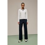 DeFacto Standart Fit Dokuma Pantolon, 2XL, F8231AX26SP, Lacivert-NV146, Kadın