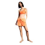 DeFacto Standart Fit Esnek Dokulu Sporcu Deniz Şortu, XS, B6571AX24HS, Turuncu-OG362, Kadın