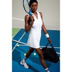 DeFacto Standart Fit Fermuarlı Dik Yaka Kolsuz Mini Tenis Elbisesi D9320AX25SP