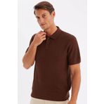 DeFacto Standart Fit Normal Kesim Basic Düz Kısa Kollu Triko Polo Tişört C9582ax24sm