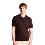 DeFacto Standart Fit Polo Yaka Triko Kısa Kollu Tişört, XL-XXL, E3241AX26SP, Kahve-BN340, Erkek