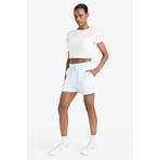DeFacto Standart Fit Sporcu Kısa Paça Basic Şort, XS, Z6696AZ25SM, Mavi-BE817, Kadın