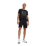 DeFacto Standart Fit Sporcu Kısa Paça Şort, M, B1170AX24SP, Siyah-BK81, Erkek