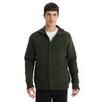 DeFacto Standart Fit Triko Hırka, 2XL, E8396AX25CW, Haki-KH444, Erkek