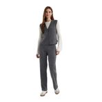 DeFacto Straight Fit Basıc Triko Pantolon Gri, L, C2087AX24SP, Gri-GR76, Kadın