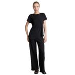DeFacto Straight Fit Bürümcük Pantolon, XL, TYC4C0B4DD64176B6E8107D00, Siyah-BK27, Kadın