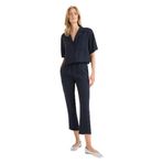 DeFacto Straight Fit Çift Cepli Yüksek Bel Düz Paça Modal Kumaş Pantolon, 34, TYC5F14B4598739300, Lacivert-NV100, Kadın