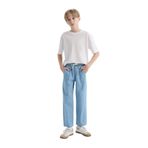 DeFacto Straight Fit Düz Paça Basic Düz Jean Pantolon Erkek Çocuk, 7/8 Yaş (128cm), B5740A825SM, Mavi, Erkek Çocuklar