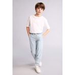DeFacto Straight Fit Düz Paça Jean Pantolon Erkek Çocuk B5740A826SM - Mavi-NM39 - 9 - 10 Yaş