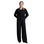 DeFacto Straight Fit Düz Paça Pantolon, 36, H0535AX26SP, Siyah-BK81, Kadın